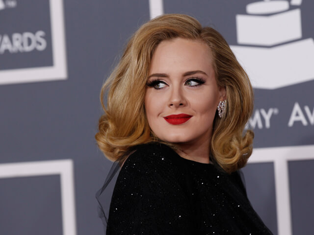 Maquillaje de Adele en la gala Grammy 2012