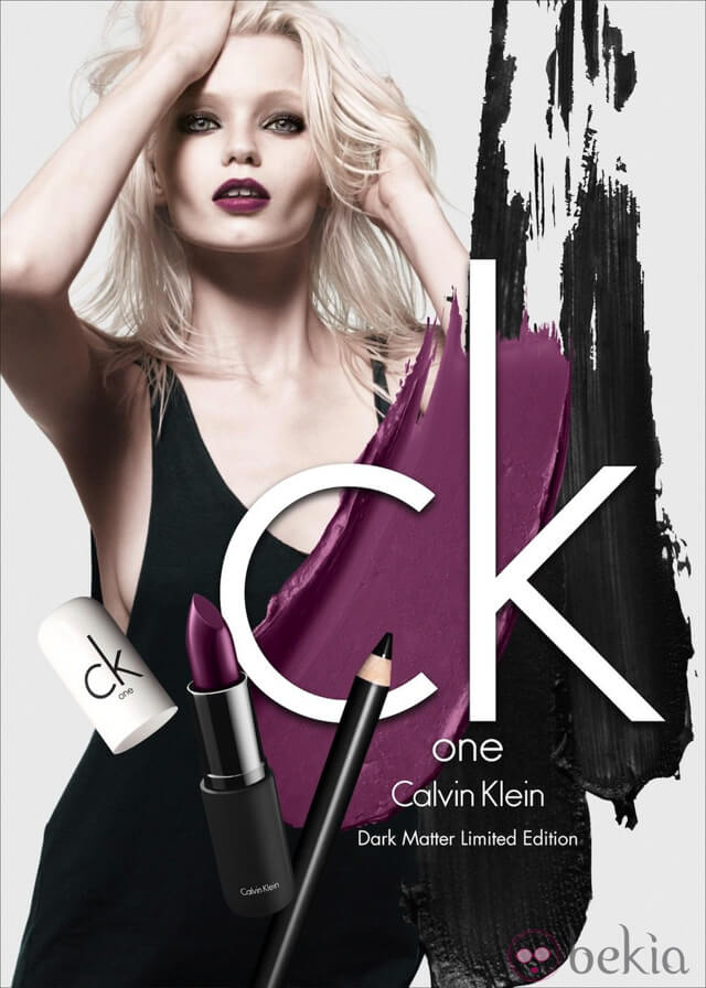 Maquillaje dark Calvin Klein, inspiración Halloween