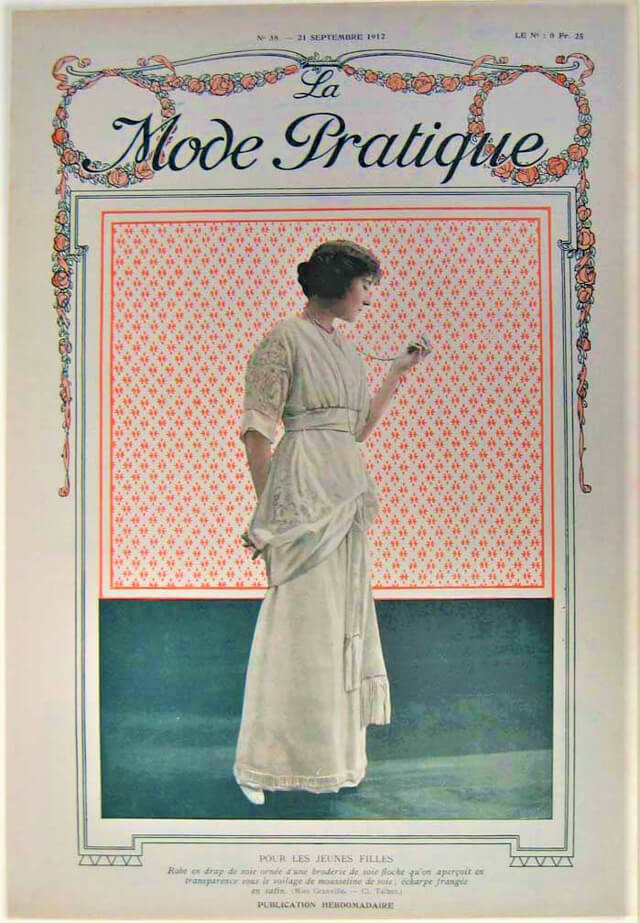 Fotografía de moda: La mode pratique 1892